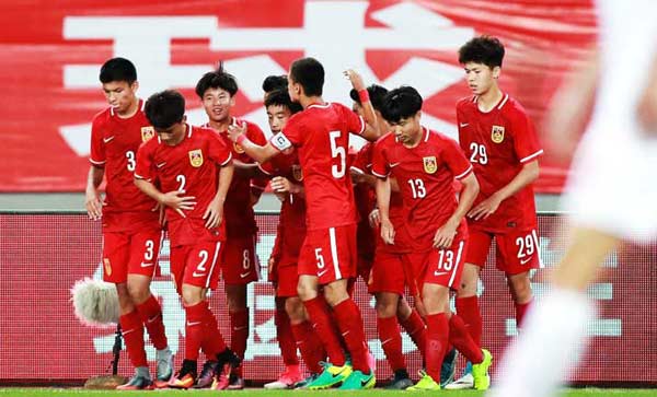  江阴U16四国赛：中国1-1平马其顿