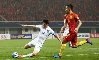十二强赛：中国vs韩国 比赛集锦