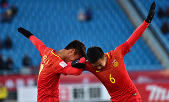  2018年U23亚洲杯：中国3：0阿曼