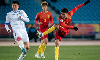  2018年U23亚洲杯：中国0：1乌兹别克斯坦