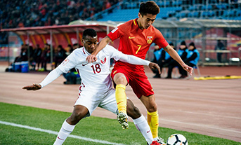  2018年U23亚洲杯：中国1：2卡塔尔