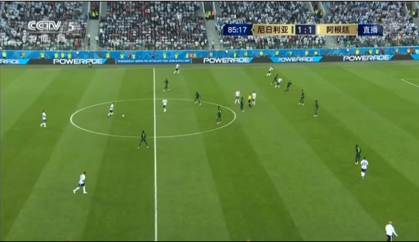 世界杯小组赛D组：阿根廷2-1绝杀尼日利亚