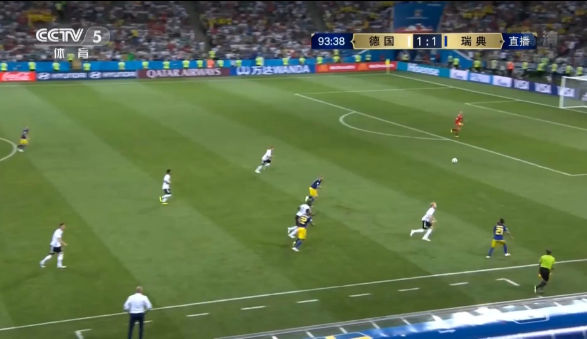 世界杯小组赛F组：德国2-1绝杀瑞典
