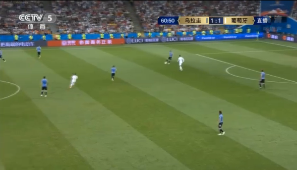 世界杯1/8决赛：乌拉圭2-1淘汰葡萄牙