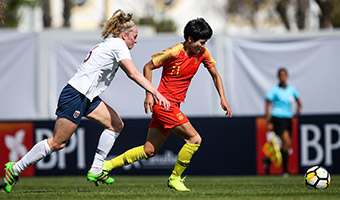  2019阿尔加夫杯小组赛：中国1-3挪威