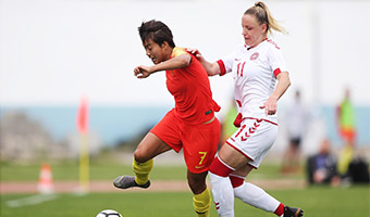  2019阿尔加夫杯小组赛：丹麦1-0中国