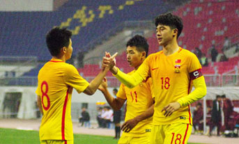  2019渭南国际青年足球锦标赛：中国男足U16 6-0 吉尔吉斯斯坦U16