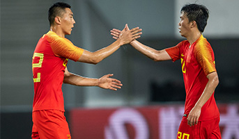  国际足球友谊赛：中国1-0塔吉克斯坦
