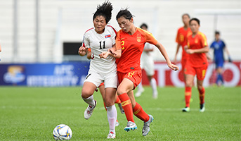  2019亚足联U-16女足锦标赛：中国0-4朝鲜