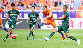 2019足协杯第4轮：山东鲁能2-1浙江绿城